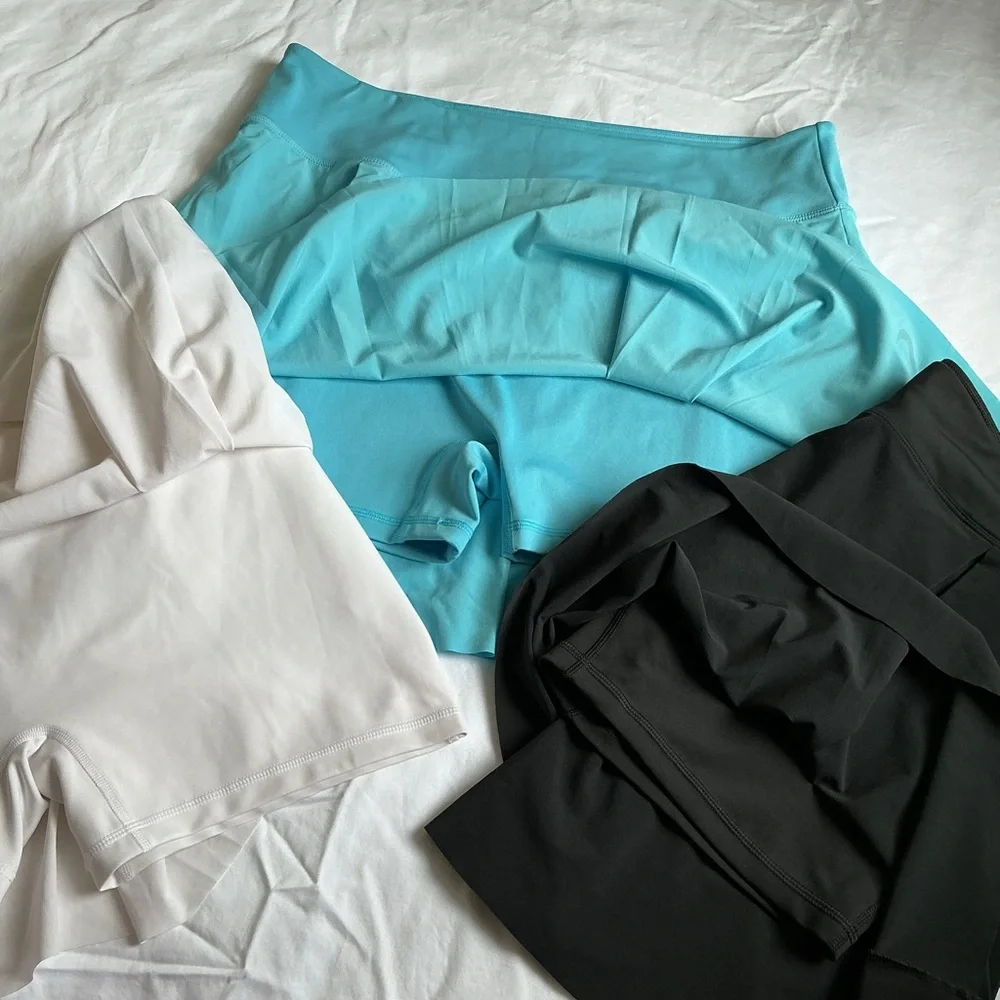 Nike bundle Tennis Skirt - Black, White, and Blue - Picture 5 of 9